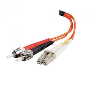 C2g 11228 Lc-st 62.5125 Om1 Duplex Multimode Fiber Optic Cable (taa Co