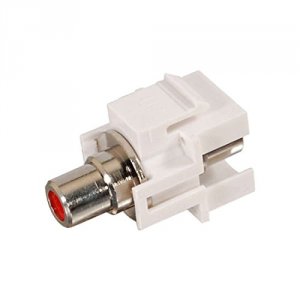 C2g 28743 - Modular Insert - White, Red - 1 Port