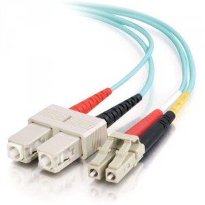 C2g 33051 1m Lc-sc 10gb 50125 Duplex Multimode Om3 Fiber Cable