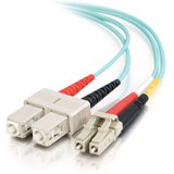 C2g 36260 10m Lc-sc 10gb 50125 Om3 Duplex Multimode Fiber Optic Cable