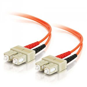 C2g 37271 Sc-sc 62.5125 Om1 Duplex Multimode Fiber Optic Cable (plenum