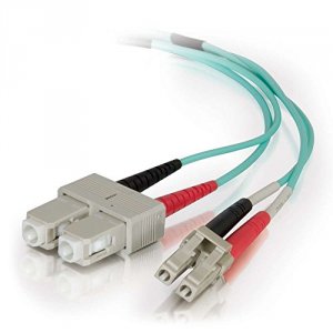 C2g 01009 2m Lc-sc 50125 Duplex Multimode Om4 Fiber Cable