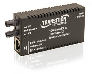 Transition M/E-TX-FX-01(101)-NA Stand-alone Mini Fast Ethernet Media C