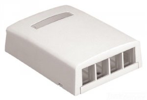 Panduit NK4BXWH-AY Netkey Surface Mount Boxes