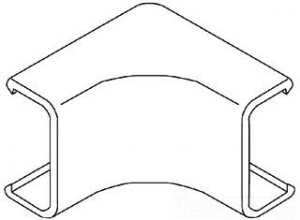 C2g 16061 Wiremold Uniduct 2700 Internal Elbow