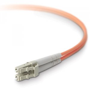 Belkin F2F402LL-09M 9m Fiber Optic Cable, Orange Multimode Lclc Duplex