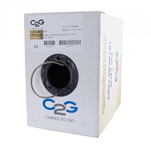 C2g 56011 Cat5e Bulk Unshielded (utp) Network Cable With Solid Conduct