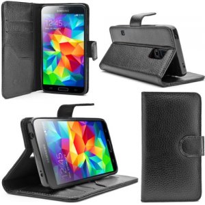 I-blason S5-LTH-DALBLACK Book Folio Wallet Case