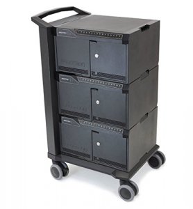 Ergotron DM48-1004-2 Tablet Management Cart 48 With Isi