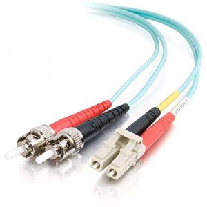 C2g 11012 3m Lc-st 10gb 50125 Om3 Duplex Multimode Fiber Optic Cable (