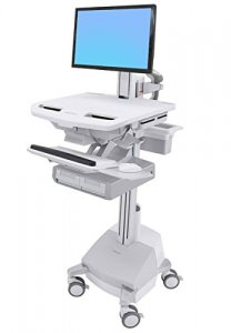 Ergotron SV44-13A1-1 Styleview Cart With Lcd Pivot, Sla Powered, 2 Dra