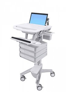 Ergotron SV43-1130-0 Styleview Laptop Cart, 3 Drawers