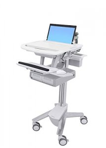 Ergotron SV43-11A0-0 Styleview Laptop Cart, 2 Drawers