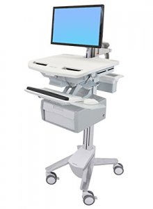 Ergotron SV43-12B0-0 Styleview Cart With Lcd Arm, 1 Tall Drawer