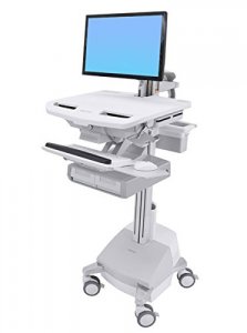 Ergotron SV44-12A1-1 Styleview Cart With Lcd Arm, Sla Powered, 2 Drawe