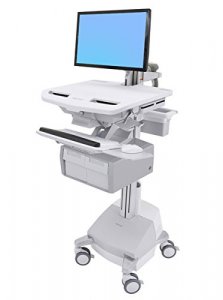 Ergotron SV44-12C1-1 Styleview Cart With Lcd Arm, Sla Powered, 2 Tall 