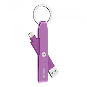 Belkin F8J172BTPUR Mixit Lightning To Usb Keychain