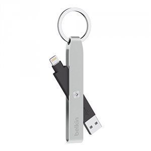 Belkin F8J172BTSLV Mixit Lightning To Usb Keychain