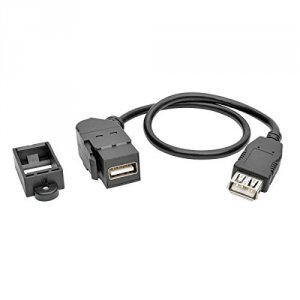 Tripp U060-001-KPA-BK Usb 2.0 Keystone Panel Mount Coupler Cable All-i