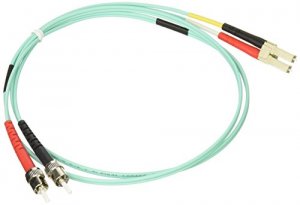 C2g 36241 1m Lc-st 10gb 50125 Om3 Duplex Multimode Fiber Optic Cable