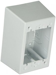 Panduit JBP1DWH Pan-way Power Rated Surface Mount Outlet Box