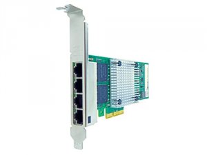 Axiom 540-BBHB-AX 101001000mbs Quad Port Rj45 Pcie X4 Nic Card For Del