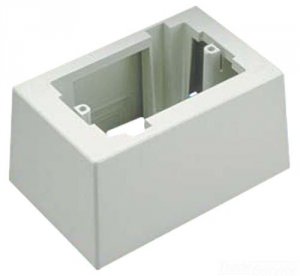 Panduit JB1DWH-A Pan-way Low Voltage Surface Mount Outlet Box