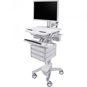 Ergotron SV43-2530-0 Styleview Cart With Hd Pivot, 3 Drawers (1x3)