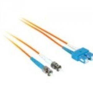 C2g 37961 Sc-st 50125 Om2 Duplex Multimode Fiber Optic Cable (plenum-r