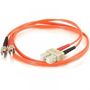 C2g 11157 Sc-st 62.5125 Om1 Duplex Multimode Fiber Optic Cable (taa Co