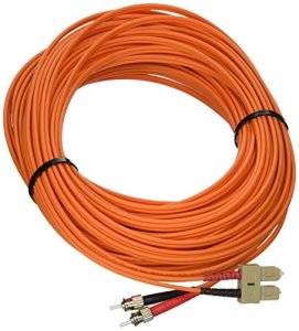 C2g 38632 Sc-st 62.5125 Om1 Duplex Multimode Fiber Optic Cable (plenum