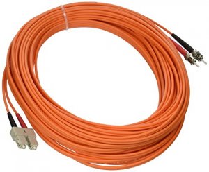 C2g 38631 Sc-st 62.5125 Om1 Duplex Multimode Fiber Optic Cable (plenum