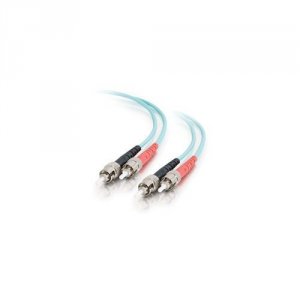 C2g 36202 2m St-st 10gb 50125 Om3 Duplex Multimode Fiber Optic Cable