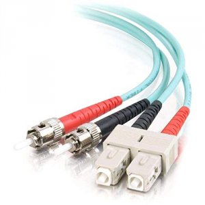 C2g 11021 2m Sc-st 10gb 50125 Om3 Duplex Multimode Fiber Optic Cable (