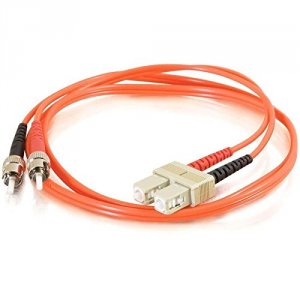 C2g 11087 10m Sc-st 50125 Om2 Duplex Multimode Fiber Optic Cable (taa 