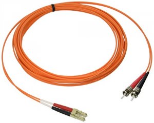 C2g 38618 Lc-st 62.5125 Om1 Duplex Multimode Fiber Optic Cable (plenum