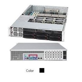 Supermicro CSE-828TQ-R1200LPB Black, 1200w Redundant Power Supply, 6 X