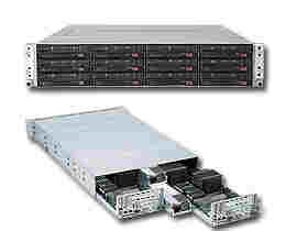 Supermicro SYS-6026TT-D6IBXRF Server Barebone - Rack-mountable - 0 - X