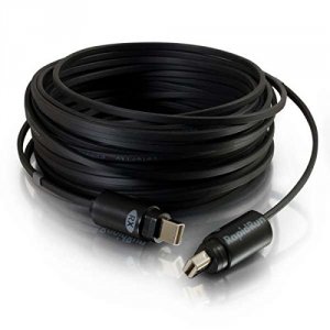 C2g 60124 150ft Rapidrun Optical Runner Cable-plenum, Ofnp-rated