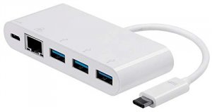 Monoprice 15250 Select Series Usb-c To 3x Usb-a 3.0_ Gigabit Ethernet_