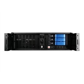 Istar D-300-PFS-DE3BL 3u Compact Stylish Rackmount Chassis Front-mount