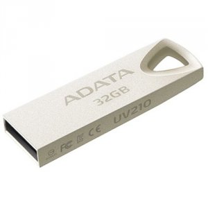 Adata AUV210-32G-RGD Classic Series Uv210 32g Usb 2.0 Flash Drive Gold