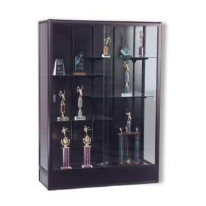 Mooreco 93R85-14 Elite Black Freestanding Display Case For Artwork