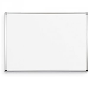 Mooreco 2H2NP-25 Abc Porcelain Markerboard - Slim Aluminum Trim - 4h X