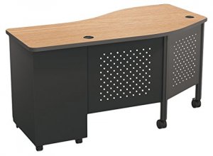 Mooreco 90591 Instructor Teachers Desk Ii - Oak