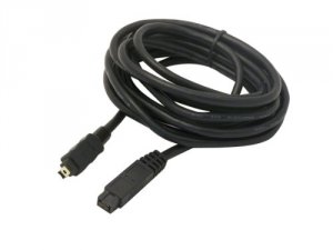 Siig CB-994012-S1 Premium Quality Firewire 800 9-pin To 4-pin Cable, 3