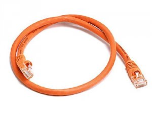 Monoprice 3422 Cat6 24awg Utp Ethernet Network Patch Cable_ 2ft Orange