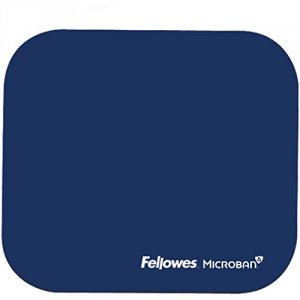 Fellowes 5933801 Microbanreg; Mouse Pad - Blue - 8 X 9 X 0.13 Dimensio