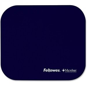 Fellowes 5933801 Microbanreg; Mouse Pad - Blue - 8 X 9 X 0.13 Dimensio