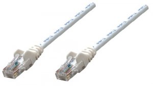 Intellinet 347167 0.5ft Cat 5e Utp Snagless Patch Cable - White